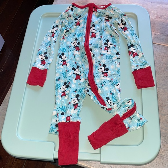 Little Sleepies Other - Little Sleepies Mickey’s Winter Wonderland, size 18-24 months zippy